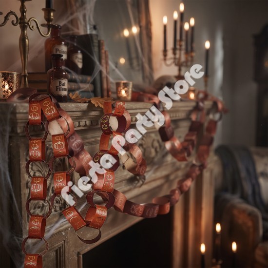 Pumpkin Paper Chains Pack of 48