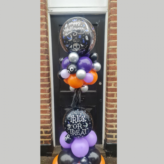Halloween Balloon Tower Free Standing 2 Metre Display