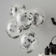 5 Halloween Spider Confetti Balloons