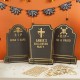 3 Customisable Gravestone Custom Signs