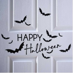 Happy Halloween Door Sticker Decoration