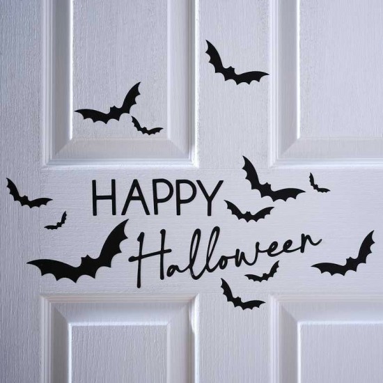 Happy Halloween Door Sticker Decoration