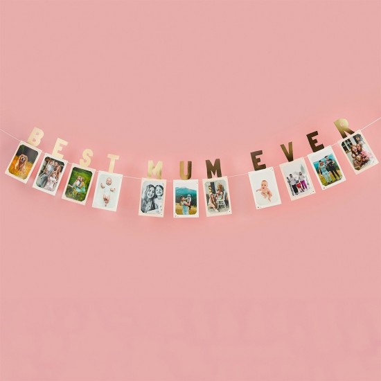 Best Mum Ever Photo Bunting