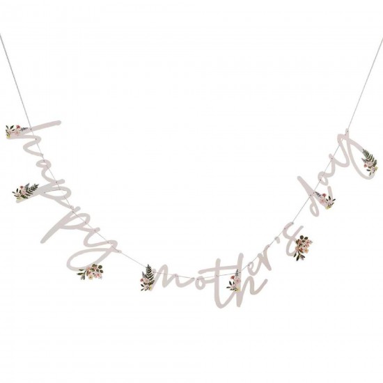 Floral Happy Mother's Day Bunting