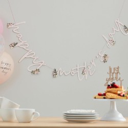 Floral Happy Mother's Day Bunting