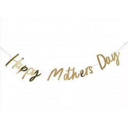 Gold Happy Mother's Day Bunting