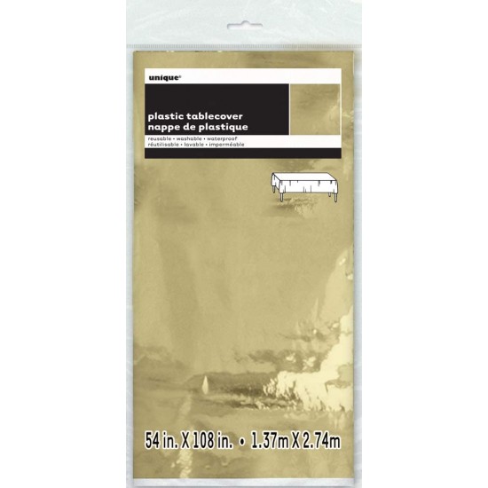 Gold Metallic Foil Tablecover