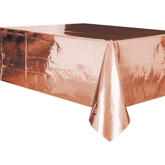 Rose Gold Metallic Foil  Tablecover