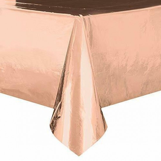 Rose Gold Metallic Foil  Tablecover