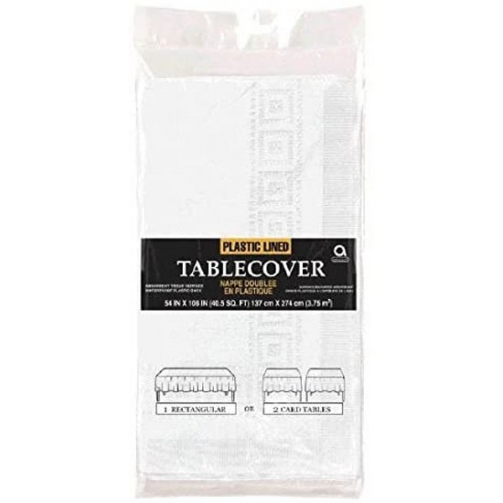 White Paper Tablecover