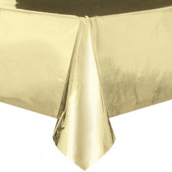Gold Metallic Foil Tablecover