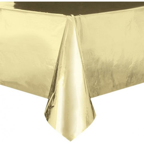Gold Metallic Foil Tablecover