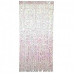 Iridescent Fringe Curtain