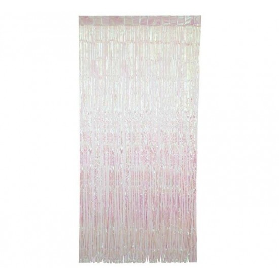 Iridescent Fringe Curtain