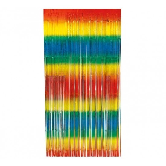 Rainbow Fringe Curtain