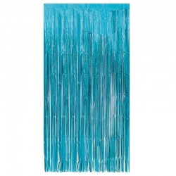 Blue Fringe Curtain Backdrop Blue Fringe Curtain Backdrop