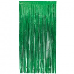 Green Fringe Curtain Green Fringe Curtain