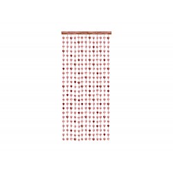  Rose Gold Heart Shaped Fringe Curtain