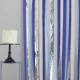 Blue and Silver Streamer Backdrop