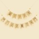 Gold Foiled Happy Birthday Flag Bunting