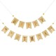 Gold Foiled Happy Birthday Flag Bunting