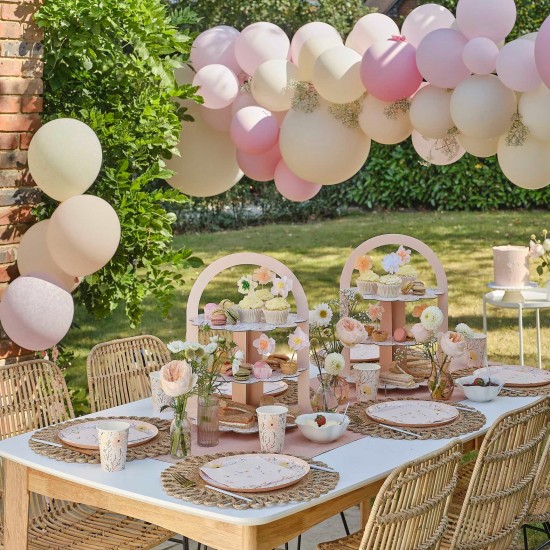 Pink Floral Flag Bunting