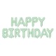 Pastel Green Happy Birthday Balloon Bunting