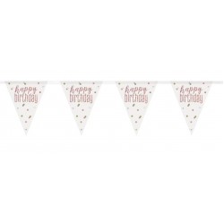 Rose Gold Happy Birthday Bunting Rose Gold Happy Birthday Bunting