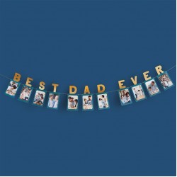 Best Dad Ever Photo Garland Best Dad Ever Photo Garland