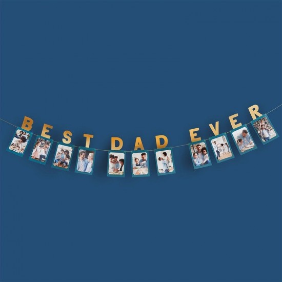 Best Dad Ever Photo Garland