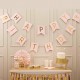 Pink and Gold Foil Happy Birthday Bunting