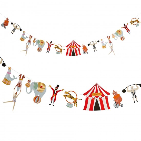 Bright and Fun Circus Party Garland