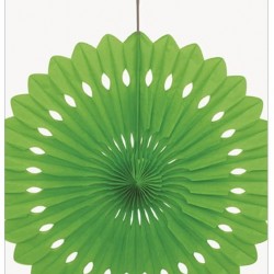Green Decorative Paper Fan, 40.6 cm/16 Inch Tissue paper Fan Green Decorative Paper Fan, 40.6 cm/16 Inch Tissue paper Fan
