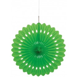 Green Decorative Paper Fan, 40.6 cm/16 Inch Tissue paper Fan