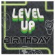 Level Up Gamer Birthday Party Napkins