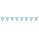 Glitz Blue & Silver 90th Birthday Bunting Banner