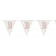 Rose Gold 30th Birthday Bunting