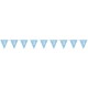 Glitz Blue & Silver 30th Birthday Bunting Banner