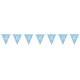 Glitz Blue & Silver 40th Birthday Bunting Banner