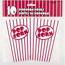Popcorn Boxes, Pack of 10 Popcorn Boxes, Pack of 10