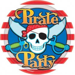 8 Pirate Party Paper Plate 8 Pirate Party Paper Plate
