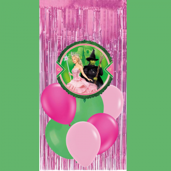 Wicked Birthday Party Decoration Pink Set