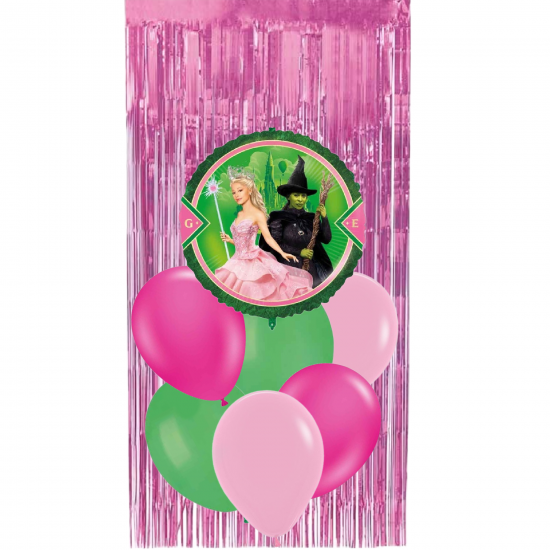 Wicked Birthday Party Decoration Pink Set