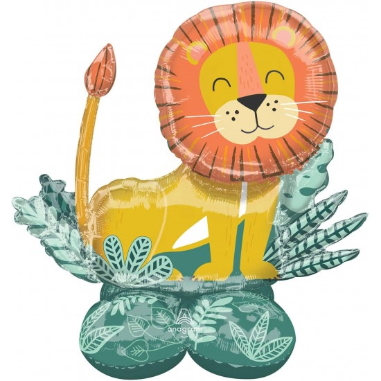 Get Wild Lion Foil Balloon Display