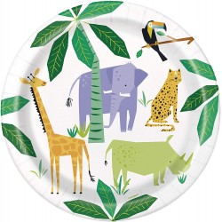 Jungle Animals Safari Party Plates Jungle Animals Safari Party Plates