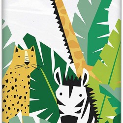 Jungle Safari Animals Party Tablecover Jungle Safari Animals Party Tablecover