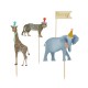 Party Animal Cake Topper Set