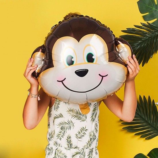 Cheeky Monkey Balloon, Safari Birthday Party Decorations