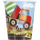 Construction Zone Birthday Party Cups