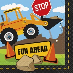 Construction Zone Birthday Party Napkins Construction Zone Birthday Party Napkins